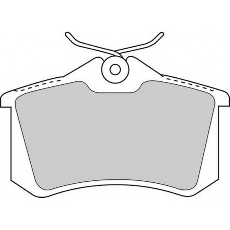 Kit pastiglie freno posteriore