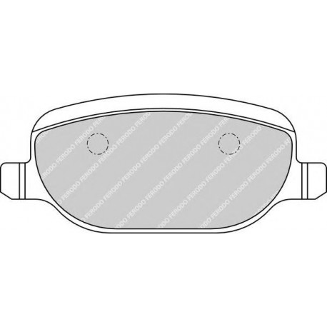 Kit pastiglie freno posteriore