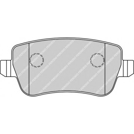 Kit pastiglie freno posteriore