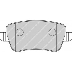 Kit pastiglie freno posteriore