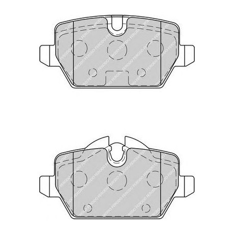 Kit pastiglie freno posteriore