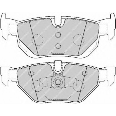 Kit pastiglie freno posteriore