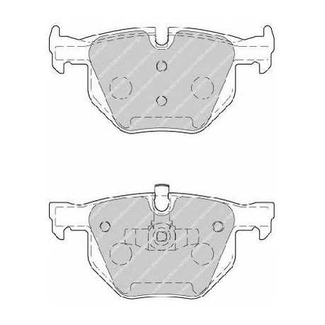 Kit pastiglie freno posteriore