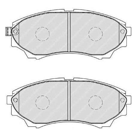 Kit pastiglie freno anteriore