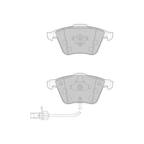 Kit pastiglie freno anteriore