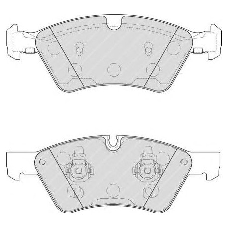Kit pastiglie freno anteriore