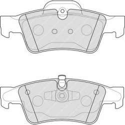Kit pastiglie freno posteriore