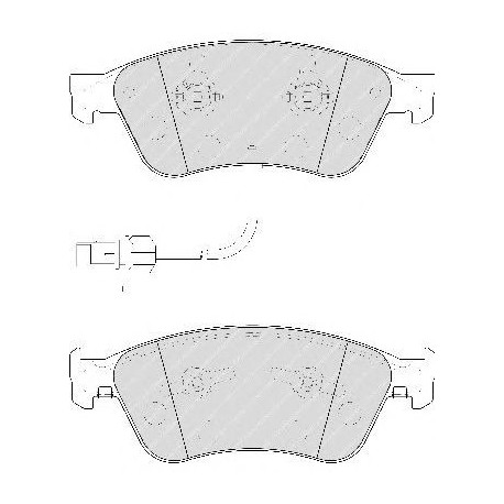 Kit pastiglie freno anteriore