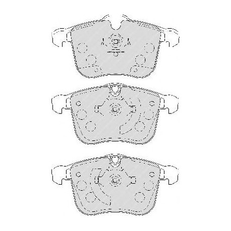 Kit pastiglie freno anteriore