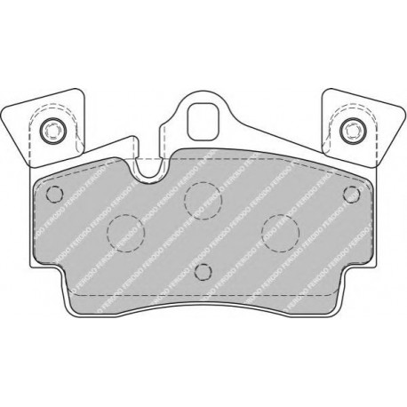 Kit pastiglie freno posteriore