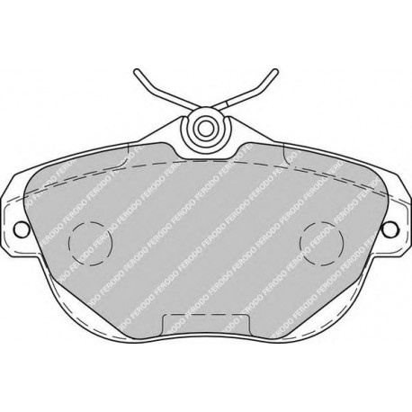 Kit pastiglie freno posteriore