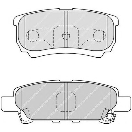 Kit pastiglie freno posteriore
