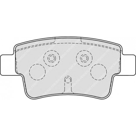 Kit pastiglie freno posteriore