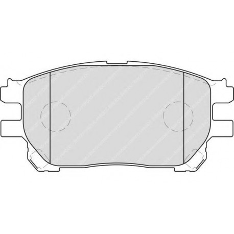 Kit pastiglie freno anteriore