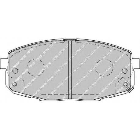 Kit pastiglie freno anteriore