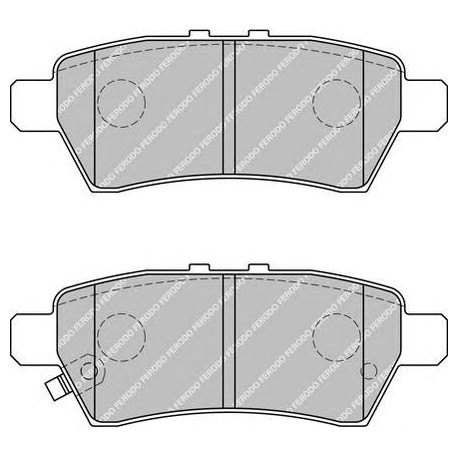 Kit pastiglie freno posteriore