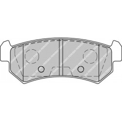 Kit pastiglie freno posteriore