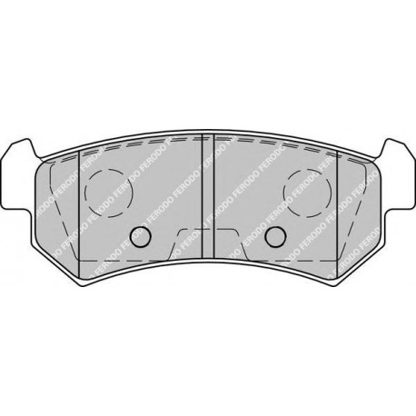 Kit pastiglie freno posteriore