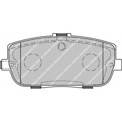 Kit pastiglie freno posteriore