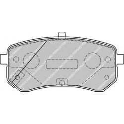 Kit pastiglie freno posteriore