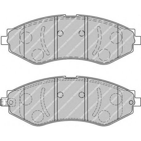 Kit pastiglie freno anteriore