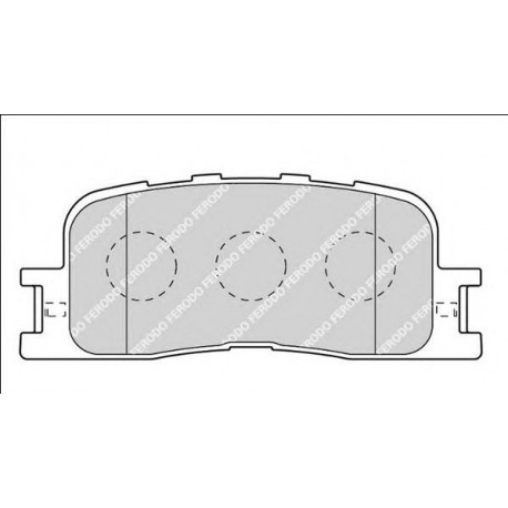 Kit pastiglie freno posteriore
