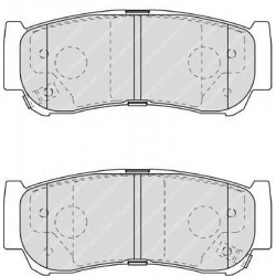 Kit pastiglie freno posteriore