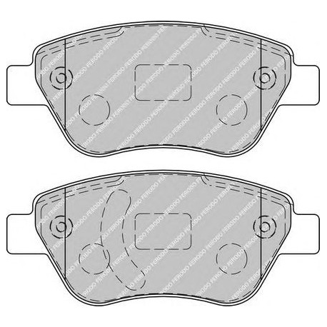 Kit pastiglie freno anteriore