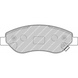 Kit pastiglie freno anteriore