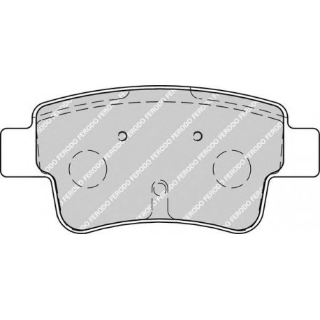 Kit pastiglie freno posteriore