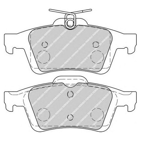 Kit pastiglie freno posteriore