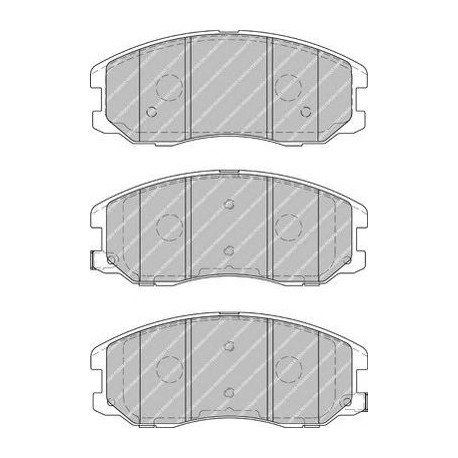 Kit pastiglie freno anteriore