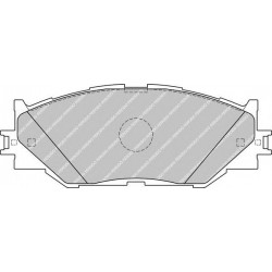 Kit pastiglie freno anteriore