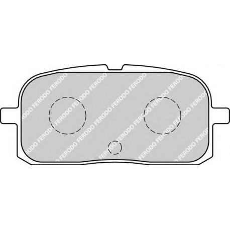 Kit pastiglie freno posteriore