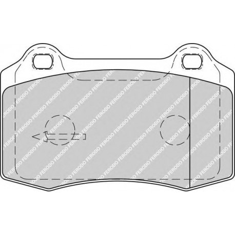 Kit pastiglie freno posteriore