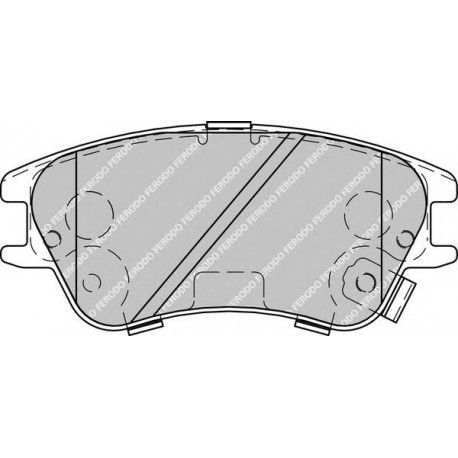 Kit pastiglie freno anteriore
