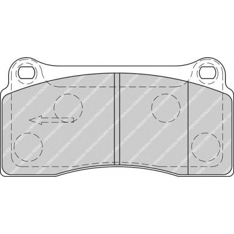 Kit pastiglie freno anteriore