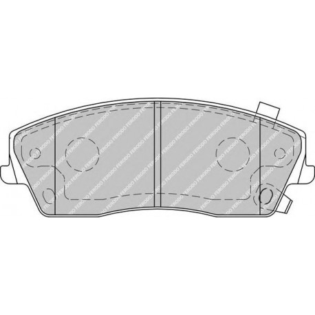 Kit pastiglie freno anteriore