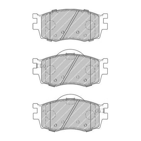 Kit pastiglie freno anteriore