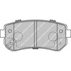 Kit pastiglie freno posteriore