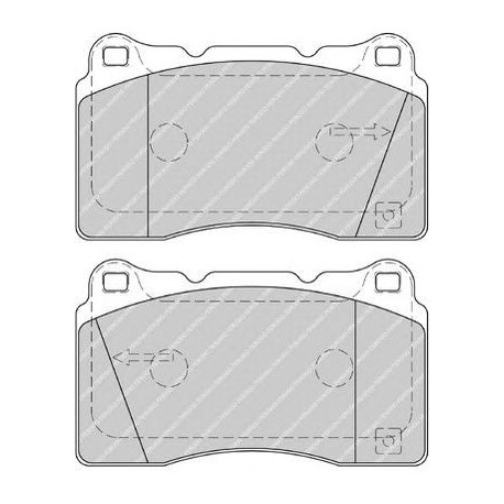 Kit pastiglie freno anteriore