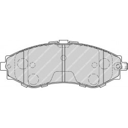 Kit pastiglie freno anteriore