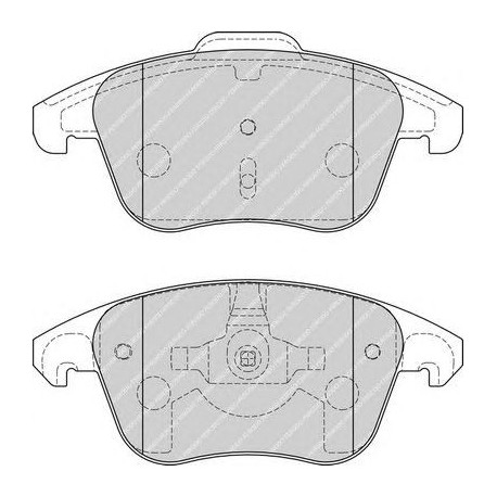 Kit pastiglie freno anteriore