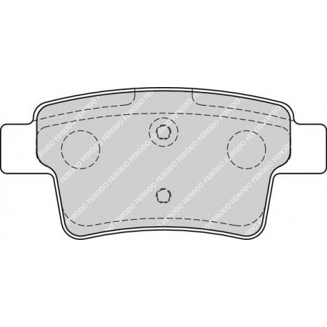 Kit pastiglie freno posteriore