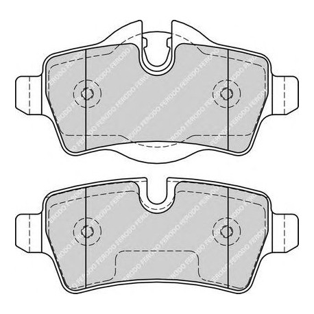 Kit pastiglie freno posteriore
