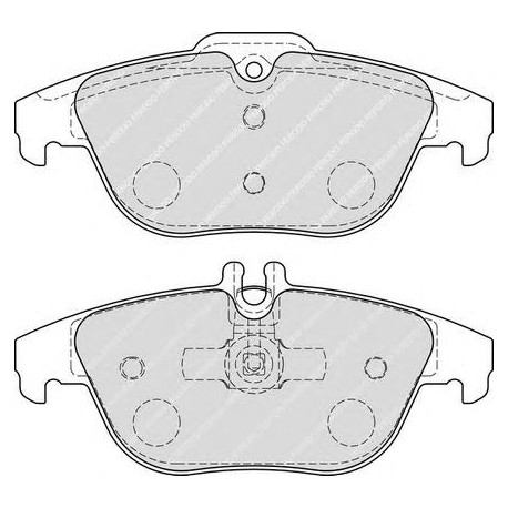 Kit pastiglie freno posteriore