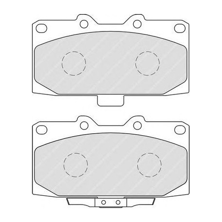 Kit pastiglie freno anteriore