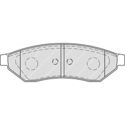 Kit pastiglie freno posteriore