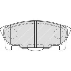 Kit pastiglie freno anteriore