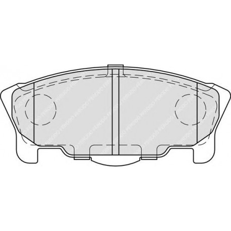 Kit pastiglie freno anteriore